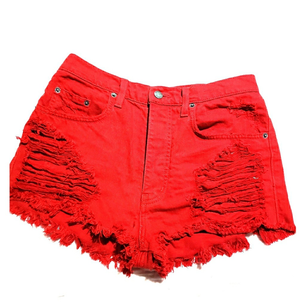 Adorable red shorts
